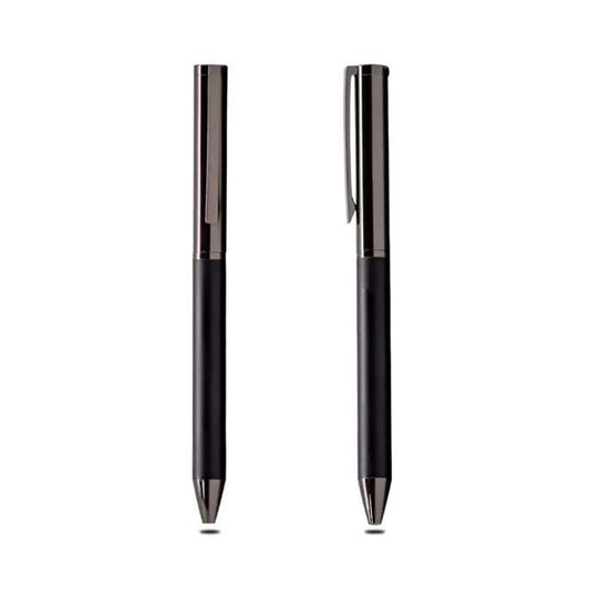 Chrome finish metal ballpoint pen