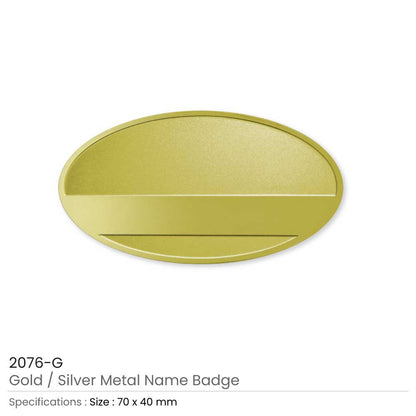 Metal Name Badges