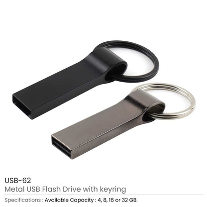 Metal USB Flash with Key Ring