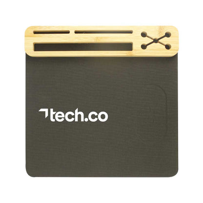 Multi-Function Mousepad, 15W Fast Wireless Charger & LED Logo
