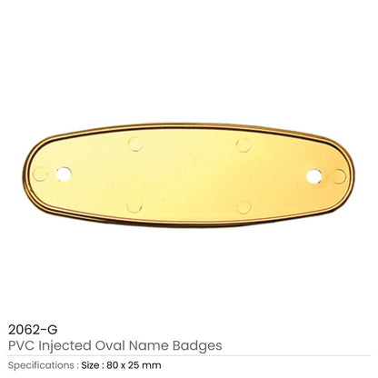 PVC Injected Name Badges