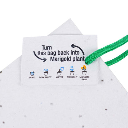 A5 Plantable Marigold Seed Paper Bags
