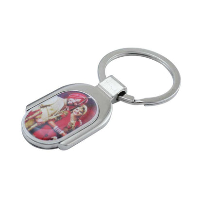 Rectangular Oval Shaped Key Chains