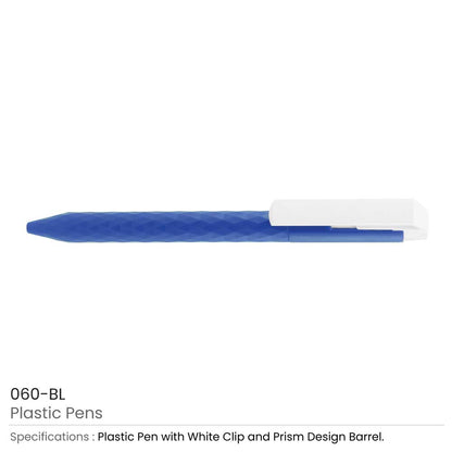 Prism Design Plastic Pens