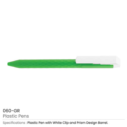 Prism Design Plastic Pens
