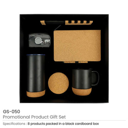 Promotional Gift Sets with Black Cardboard Gift Box