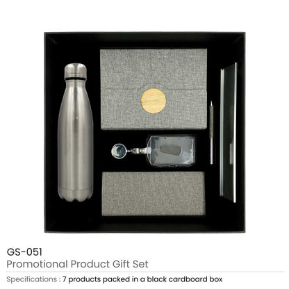 Promotional Gift Sets with Black Cardboard Gift Box