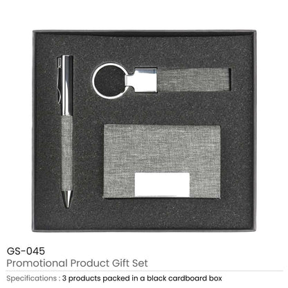 Promotional RPET Gift Sets with Black Cardboard Gift Box