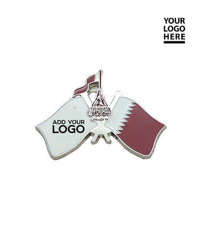 Qatar Flag Lapel Pin Badge
