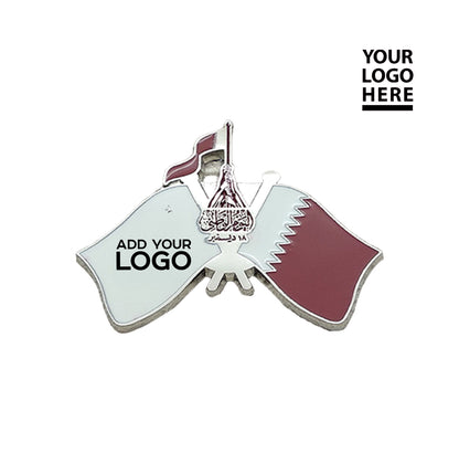 Qatar Flag Lapel Pin Badge