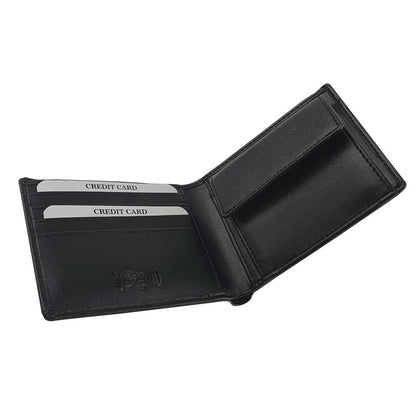 RFID Protected BI-fold Coin Wallets
