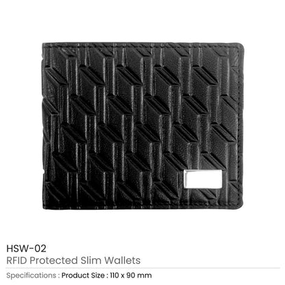 RFID Protected Slim Wallets