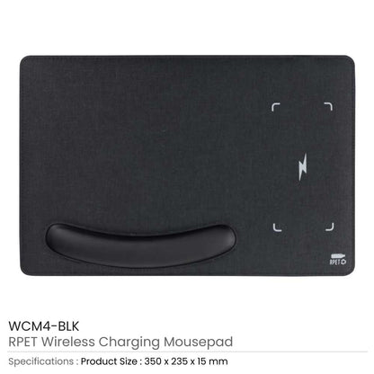 15W Wireless Fast Charging Mousepads/Forearm Support Type C