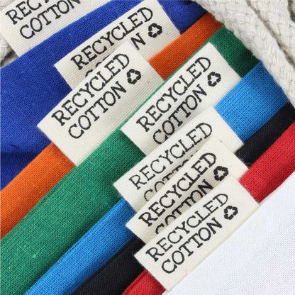Recycled Cotton Drawstring Bags