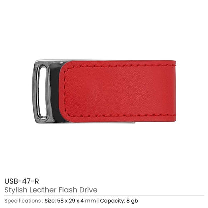Stylish Leather USB Flash Drives