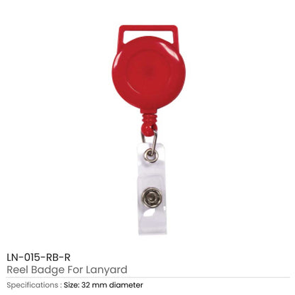 Custom Reel Badges for Lanyards – 32mm