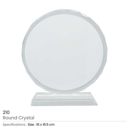 Round Crystals Awards