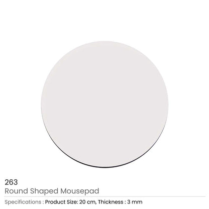 Mouse Pads in Round Shape