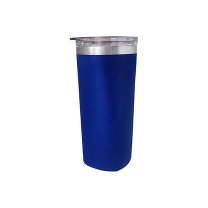Stainless steel tumbler with straw