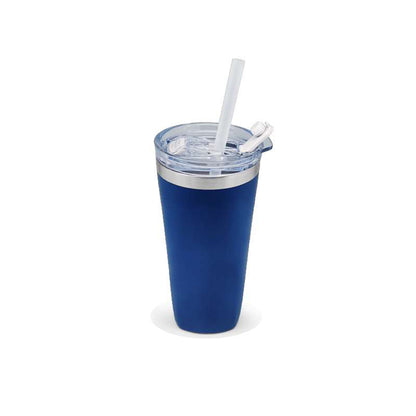 Sqrambler Stainless Steel Tumbler with Straw