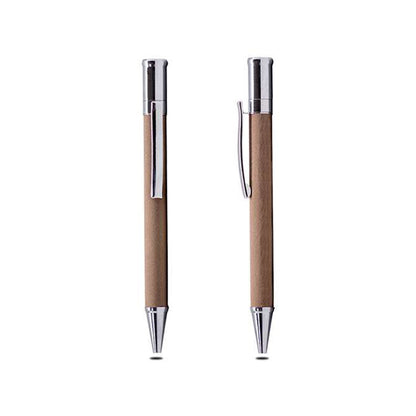 Ballpoint Pen with Silver Trimmings