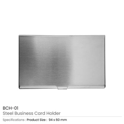 Steel Business Card Holder