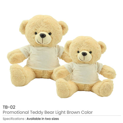 Promotional Teddy Bear Toy with Custom Printable T-Shirt