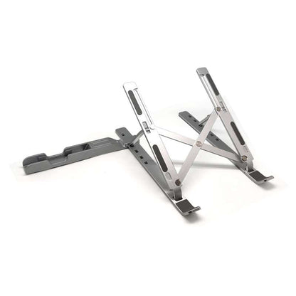 Laptop stand with mobile holder