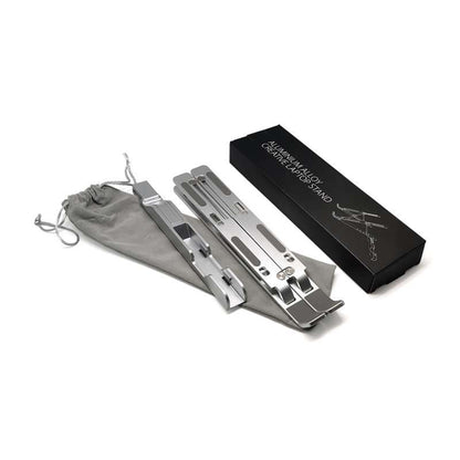 Laptop stand with mobile holder