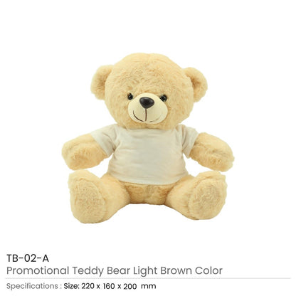 Promotional Teddy Bear Toy with Custom Printable T-Shirt