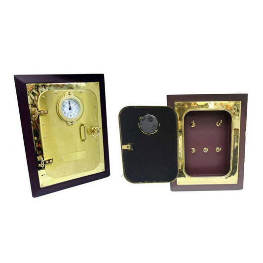 Metallic Gold and Wood Solid Key case