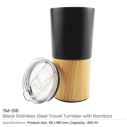 Travel Tumbler with Bamboo