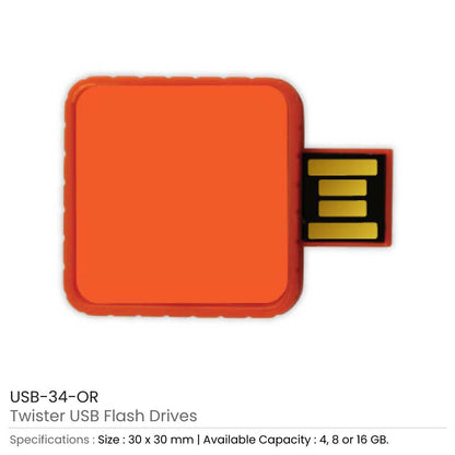 Twister USB Flash Drives