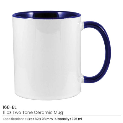 Two-Tone Ceramic Cups