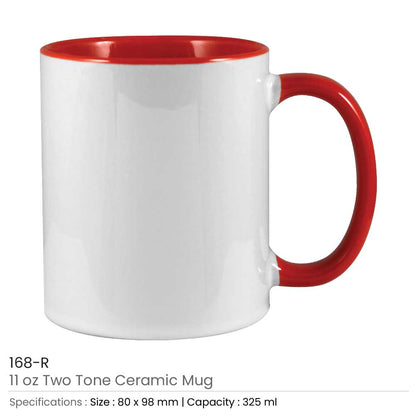 Two-Tone Ceramic Cups