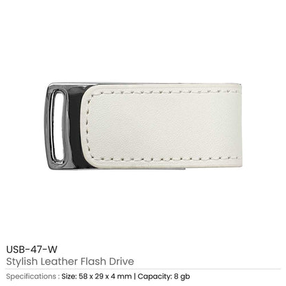 Stylish Leather USB Flash Drives