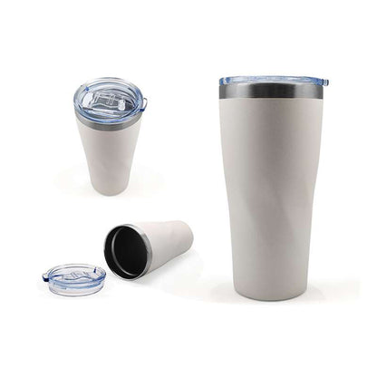 Double walled stainless steel thermal mug