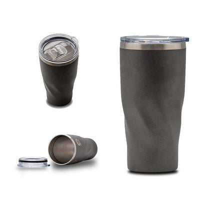 Double walled stainless steel thermal mug