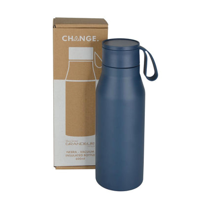 Recycled Stainless Steel Vacuum Bottle with Loop