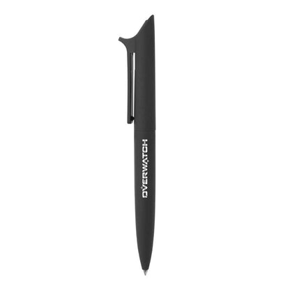 Black Rubberized Metal Pens