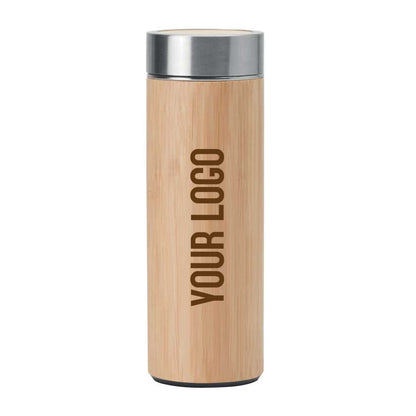 Stainless Steel Bamboo Flask