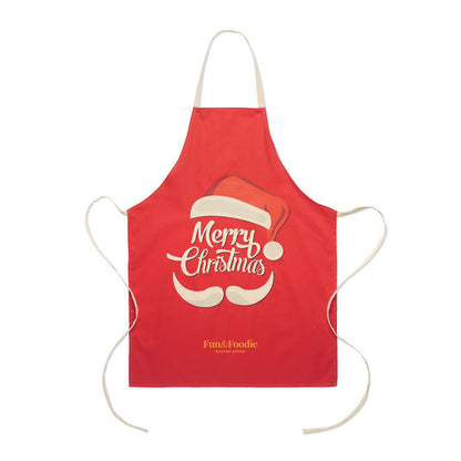 Kitchen apron with Christmas pattern