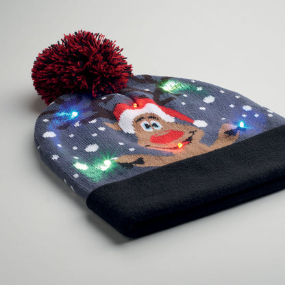 Christmas beanie with 6 LED