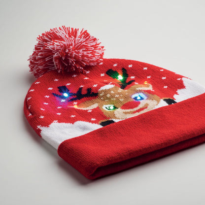 Christmas beanie with 6 LED
