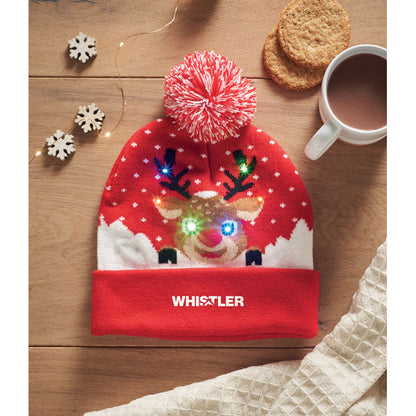 Christmas beanie with 6 LED