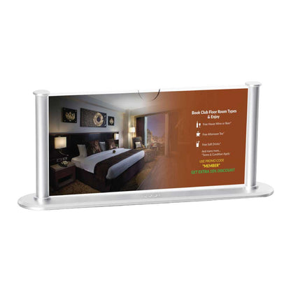 Silver Desk Sign Holders